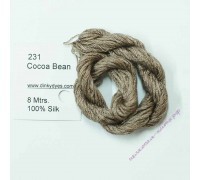 Шёлковое мулине Dinky-Dyes S-231 Cocoa Bean